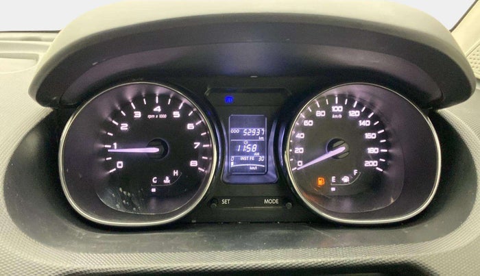 2018 Tata Tiago XZ PETROL, Petrol, Manual, 52,944 km, Odometer Image