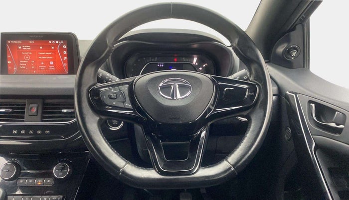 2022 Tata NEXON XZ PLUS PETROL DARK EDITION, Petrol, Manual, 21,778 km, Steering Wheel Close Up