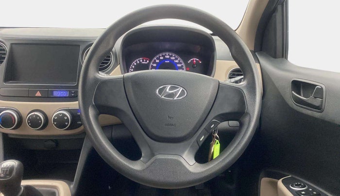 2017 Hyundai Grand i10 MAGNA 1.2 KAPPA VTVT, Petrol, Manual, 16,885 km, Steering Wheel Close Up