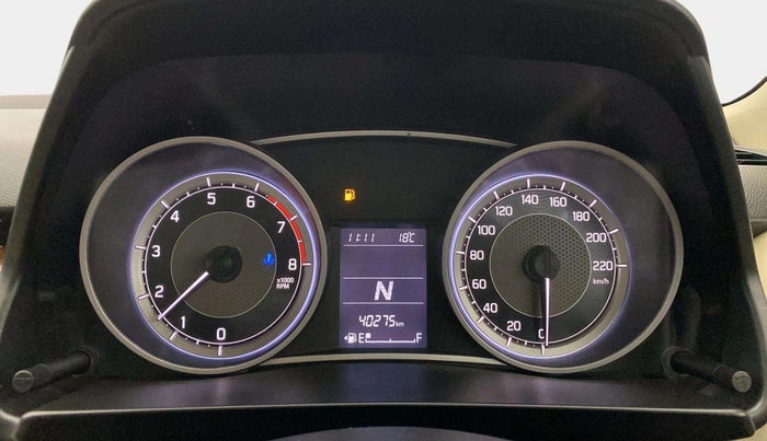 2019 Maruti Dzire VXI AMT, Petrol, Automatic, 40,476 km, Odometer Image