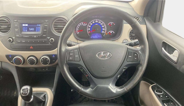 2016 Hyundai Grand i10 ASTA 1.2 KAPPA VTVT, CNG, Manual, 96,835 km, Steering Wheel Close Up
