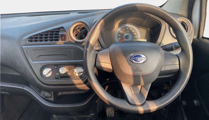 2019 Datsun Redi Go A, Petrol, Manual, 21,425 km, Steering Wheel Close Up