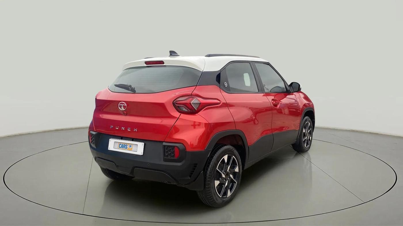 2023 Tata PUNCH Creative Dual Tone AMT Sunroof , Petrol, Automatic, 17,294 km, Right Back Diagonal