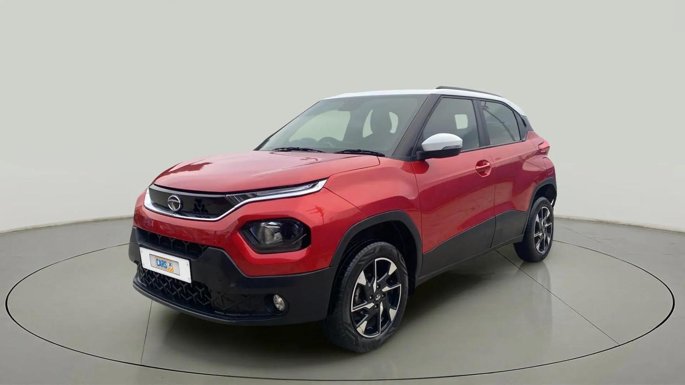 2023 Tata PUNCH Creative Dual Tone AMT Sunroof , Petrol, Automatic, 17,294 km, Left Front Diagonal
