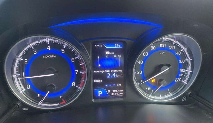 2019 Maruti Baleno ALPHA CVT PETROL 1.2, Petrol, Automatic, 34,099 km, Odometer Image