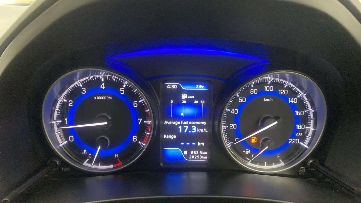 2021 Toyota Glanza G, Petrol, Manual, 20,271 km, Odometer Image