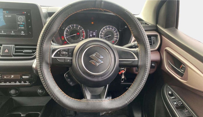 2023 Maruti FRONX DELTA PLUS 1.2L AGS, Petrol, Automatic, 14,889 km, Steering Wheel Close Up