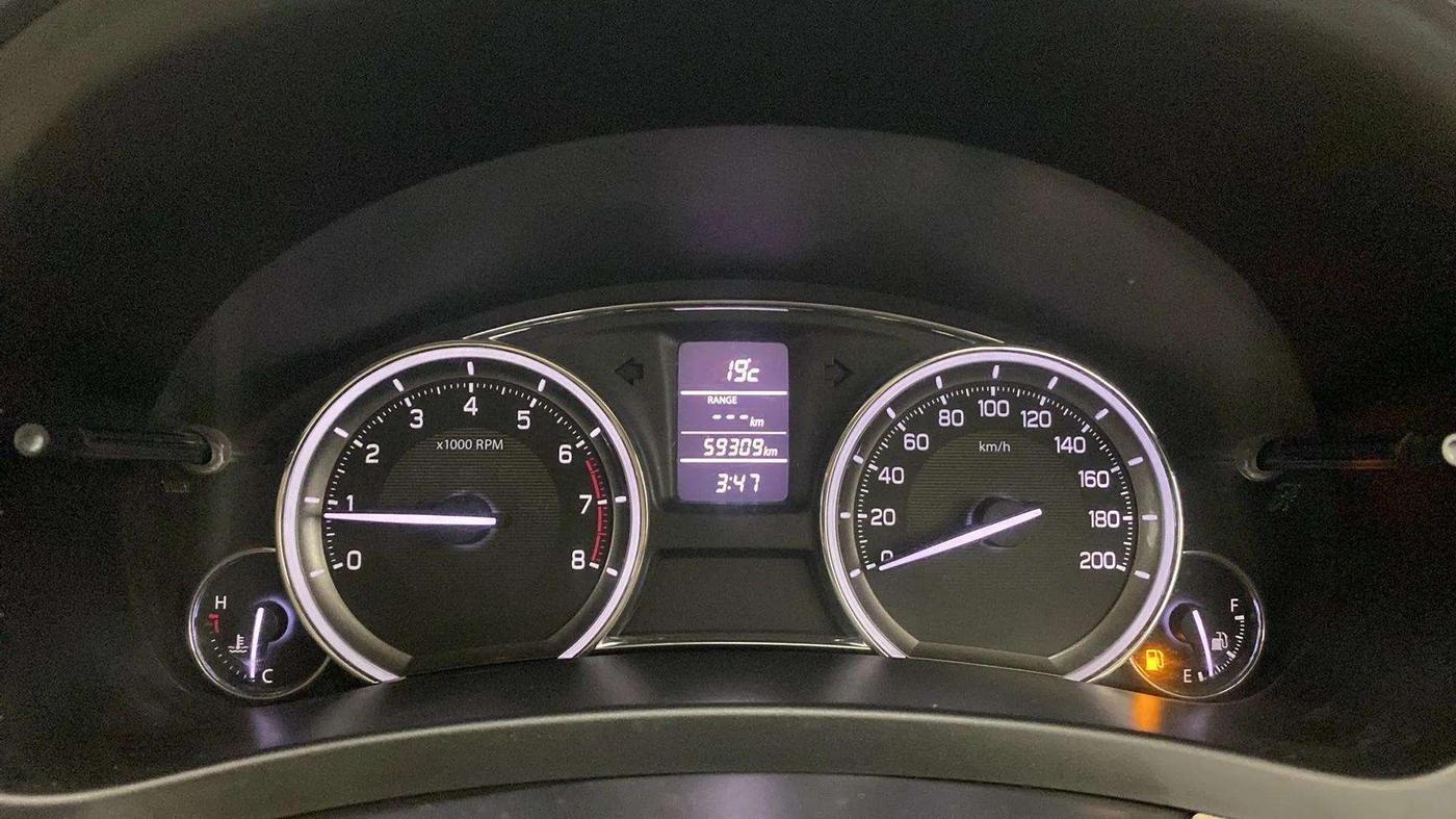 2015 Maruti Ciaz VXI+, Petrol, Manual, 59,289 km, Odometer Image