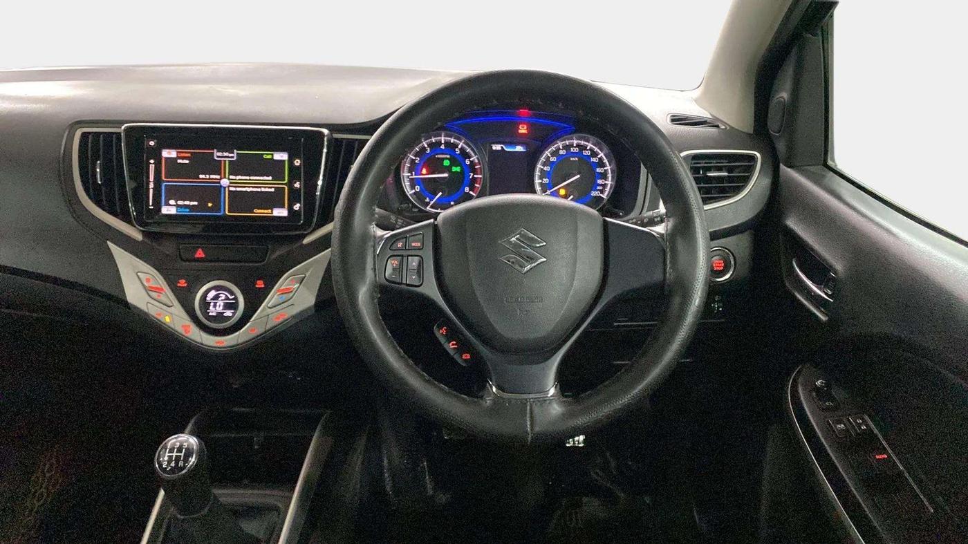 2018 Maruti Baleno ALPHA PETROL 1.2, Petrol, Manual, 16,582 km, Steering Wheel Close Up