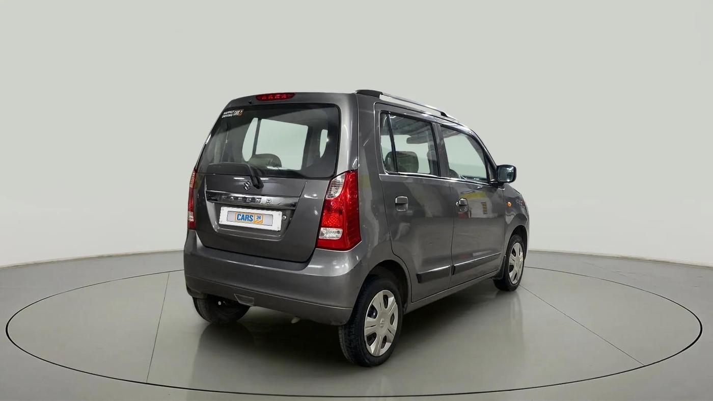 2017 Maruti Wagon R 1.0 VXI, Petrol, Manual, 35,966 km, Right Back Diagonal