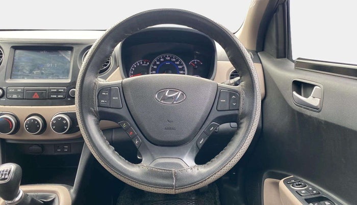 2019 Hyundai Grand i10 SPORTZ 1.2 KAPPA VTVT, Petrol, Manual, 54,456 km, Steering Wheel Close Up