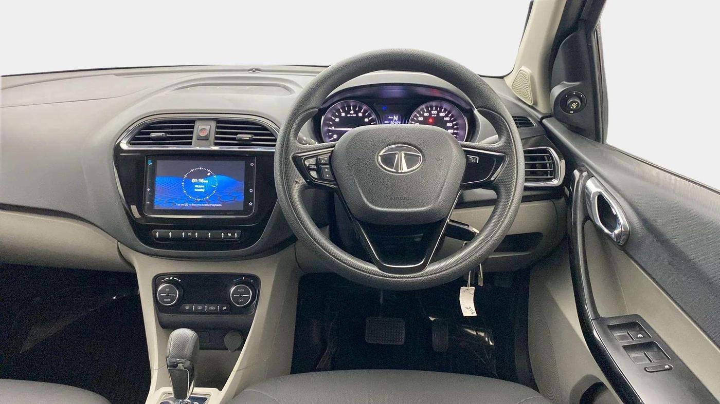 2019 Tata Tiago XZA PLUS DUAL TONE PETROL, Petrol, Automatic, 36,403 km, Steering Wheel Close Up