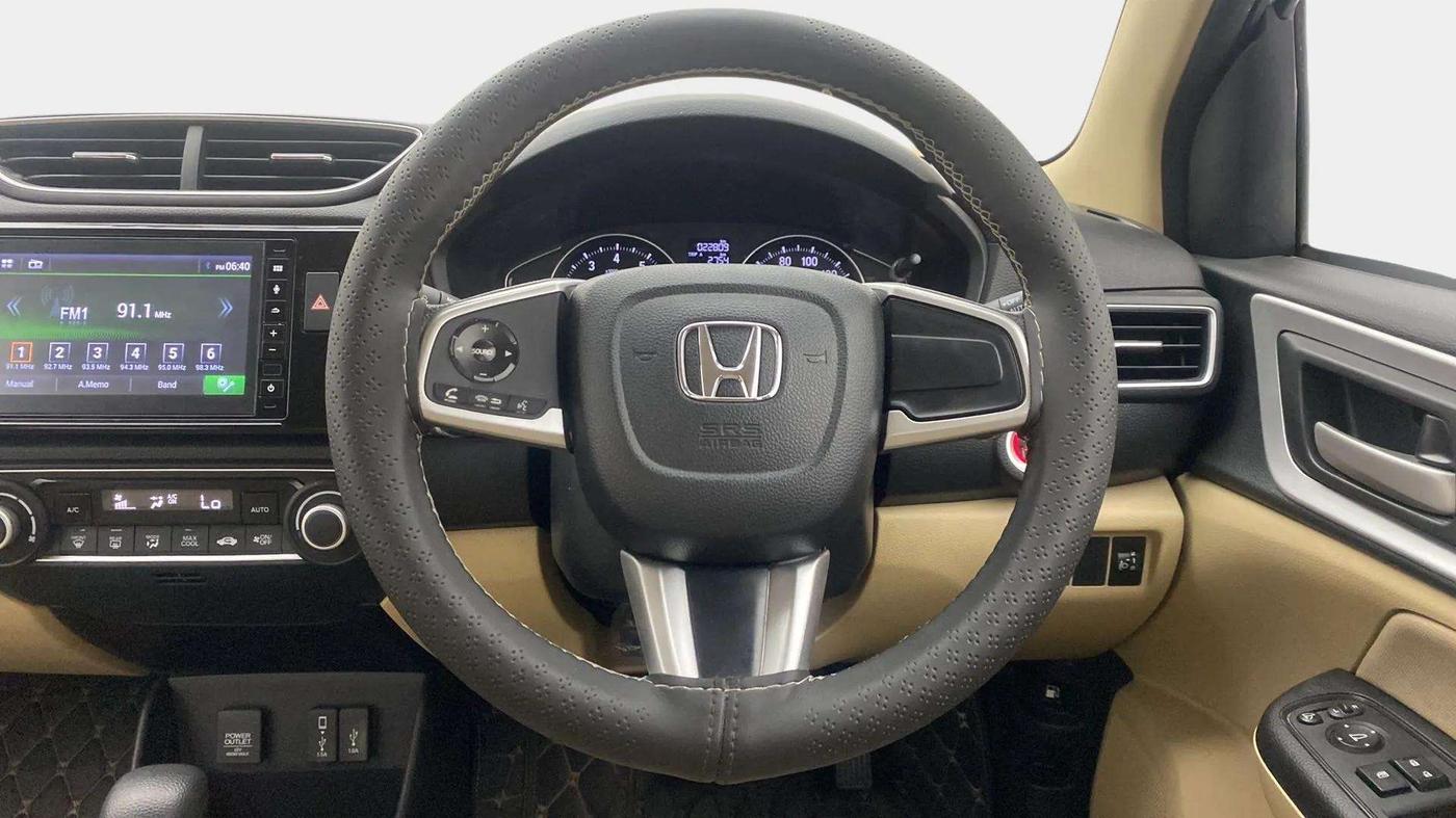 2022 Honda Amaze 1.2L I-VTEC VX CVT, Petrol, Automatic, 22,808 km, Steering Wheel Close Up
