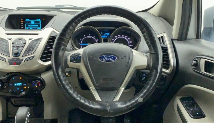 2016 Ford Ecosport TITANIUM 1.5L PETROL AT, CNG, Automatic, 58,813 km, Steering Wheel Close Up