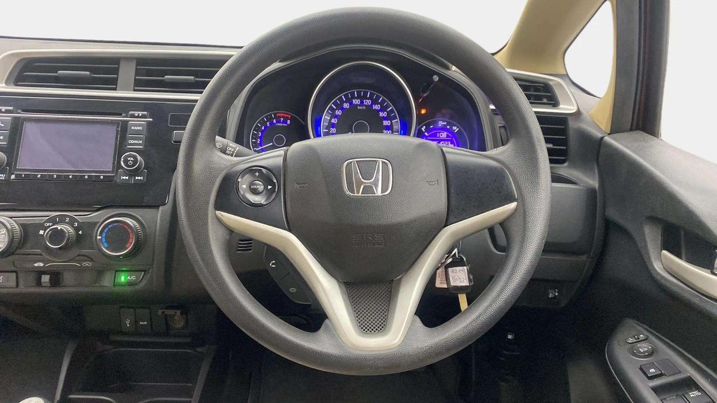 2017 Honda Jazz 1.2L I-VTEC SV, CNG, Manual, 61,100 km, Steering Wheel Close Up