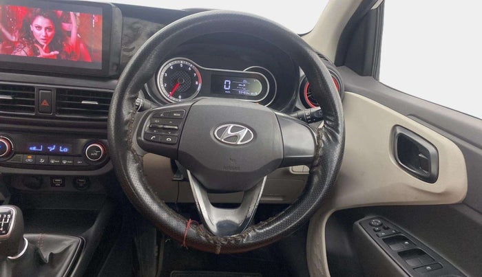 2020 Hyundai AURA SX+ 1.0 TURBO GDI MT, Petrol, Manual, 93,514 km, Steering Wheel Close Up