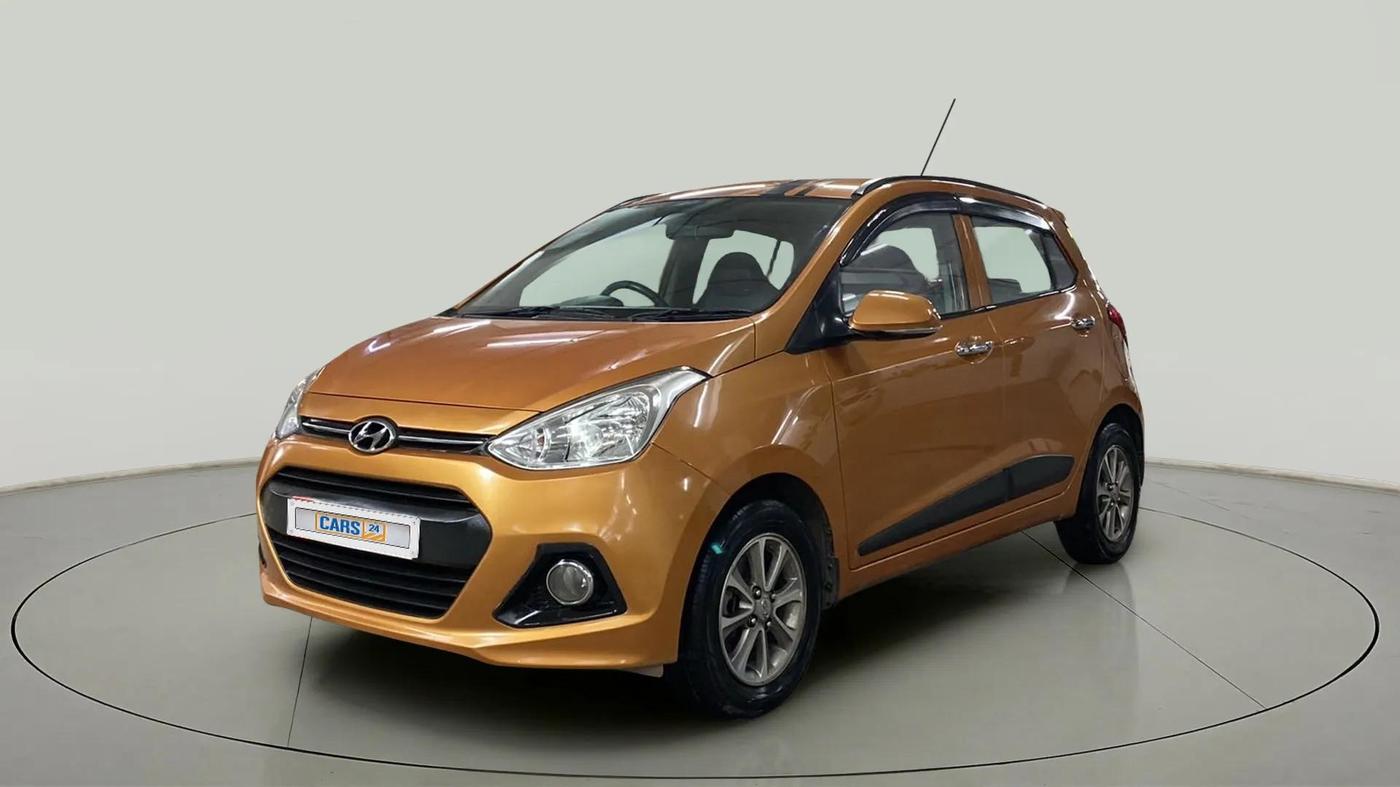 2016 Hyundai Grand i10 ASTA (O) 1.2 KAPPA VTVT, Petrol, Manual, 47,699 km, Left Front Diagonal
