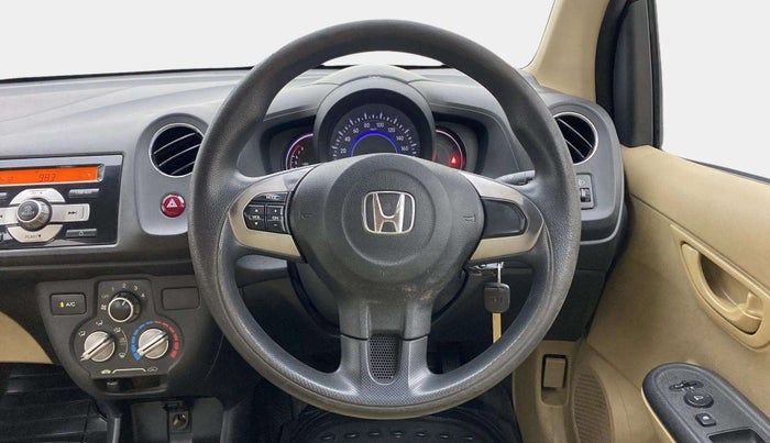 2015 Honda Amaze 1.2L I-VTEC S, Petrol, Manual, 77,945 km, Steering Wheel Close Up
