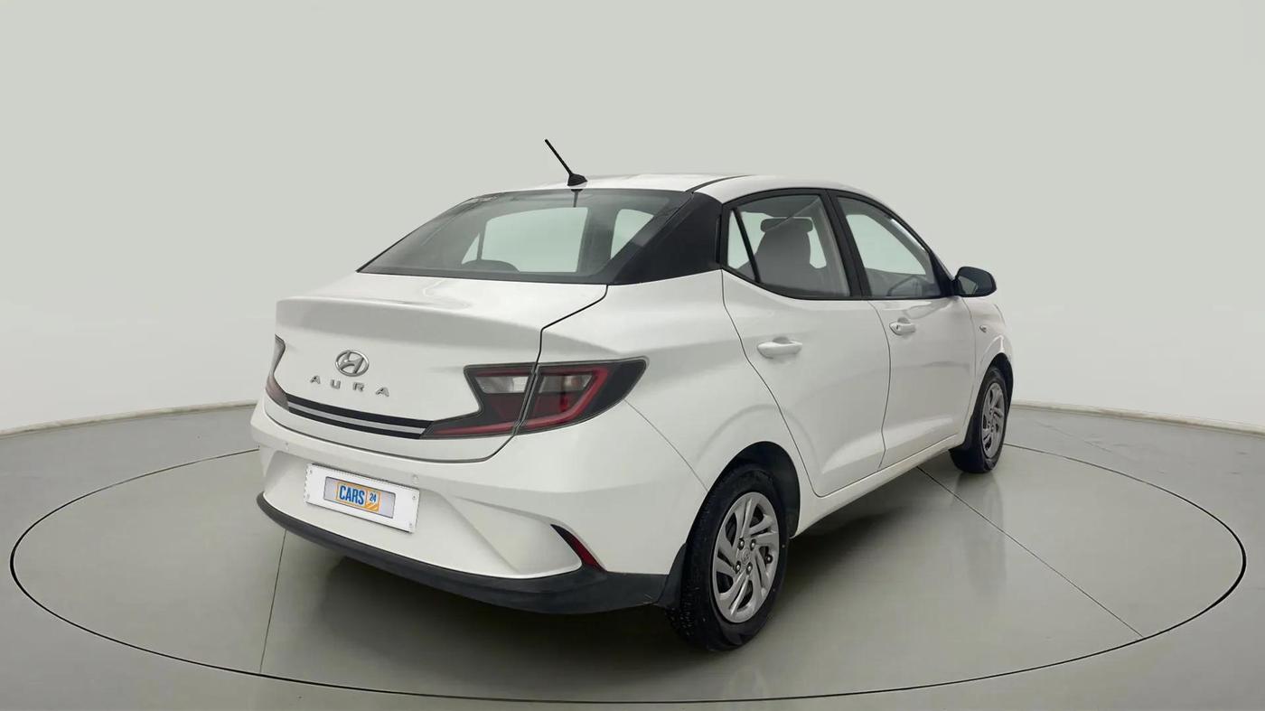 2020 Hyundai AURA S 1.2, Petrol, Manual, 47,954 km, Right Back Diagonal