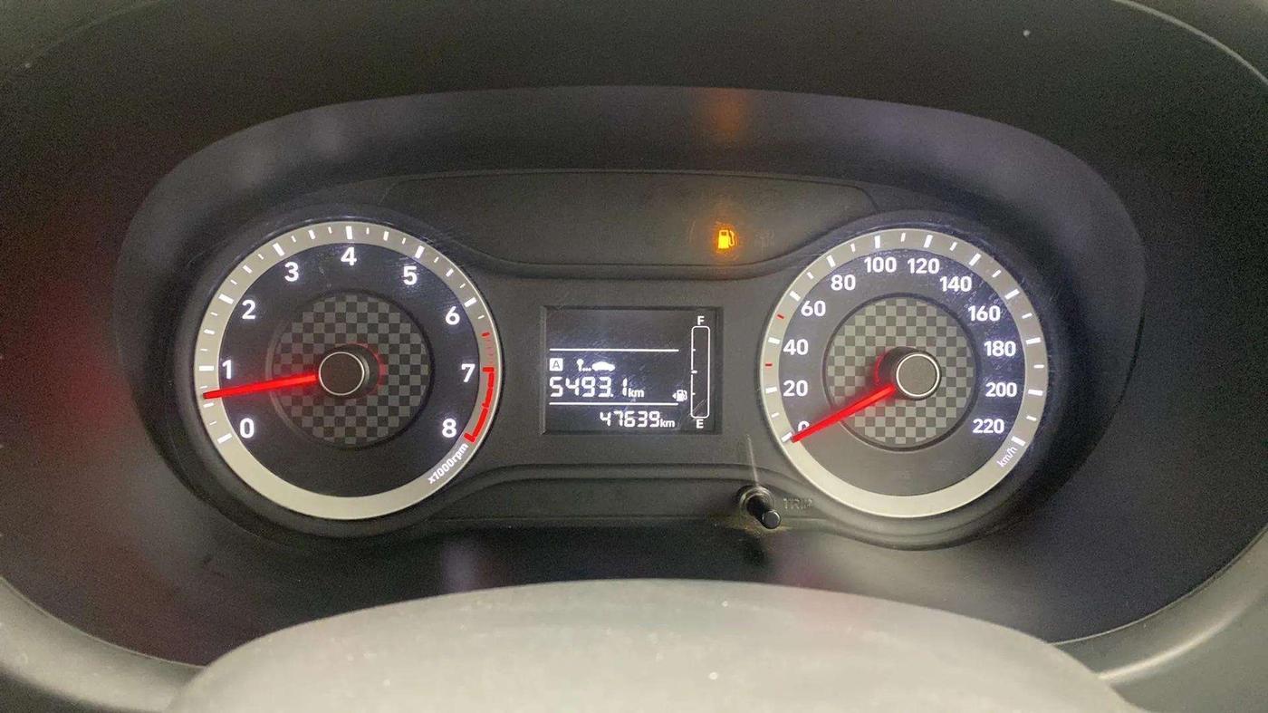 2020 Hyundai AURA S 1.2, Petrol, Manual, 47,954 km, Odometer Image