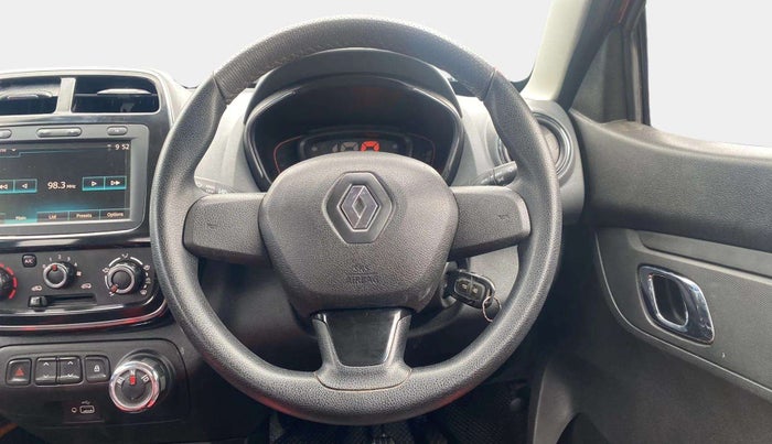 2019 Renault Kwid RXT 1.0 AMT (O), Petrol, Automatic, 22,374 km, Steering Wheel Close Up