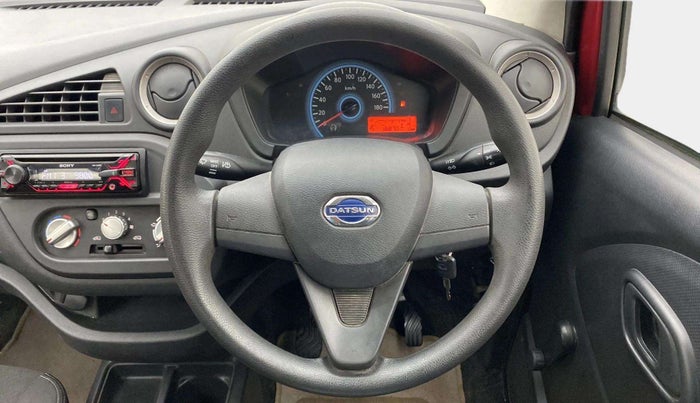 2018 Datsun Redi Go A, Petrol, Manual, 16,839 km, Steering Wheel Close Up