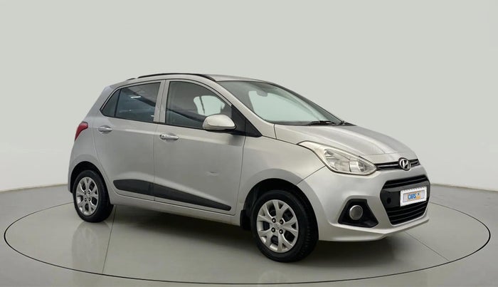 2014 Hyundai Grand i10 SPORTZ 1.2 KAPPA VTVT, Petrol, Manual, 21,617 km, Right Front Diagonal