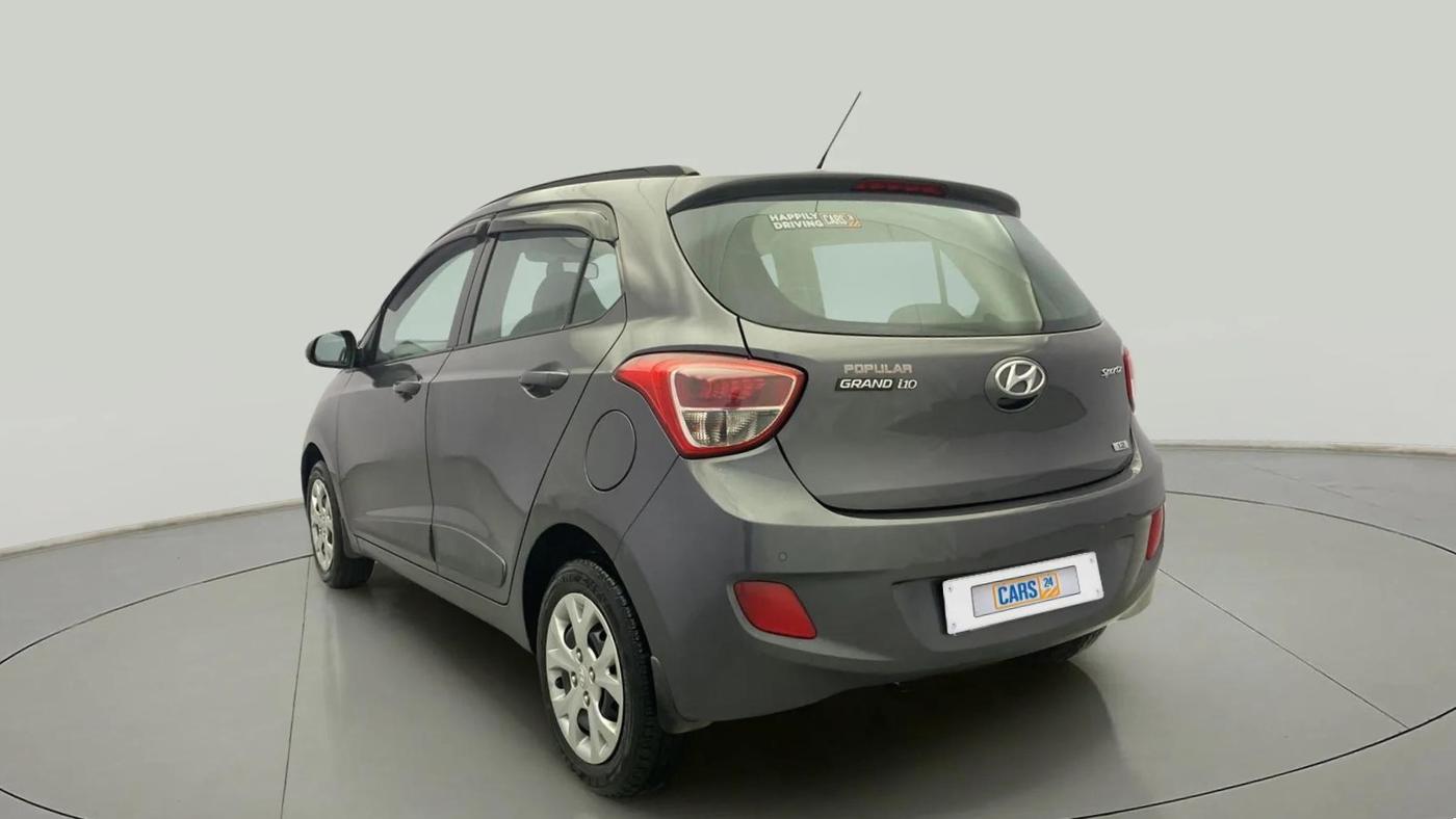 2016 Hyundai Grand i10 SPORTZ 1.2 KAPPA VTVT, Petrol, Manual, 63,071 km, Left Back Diagonal