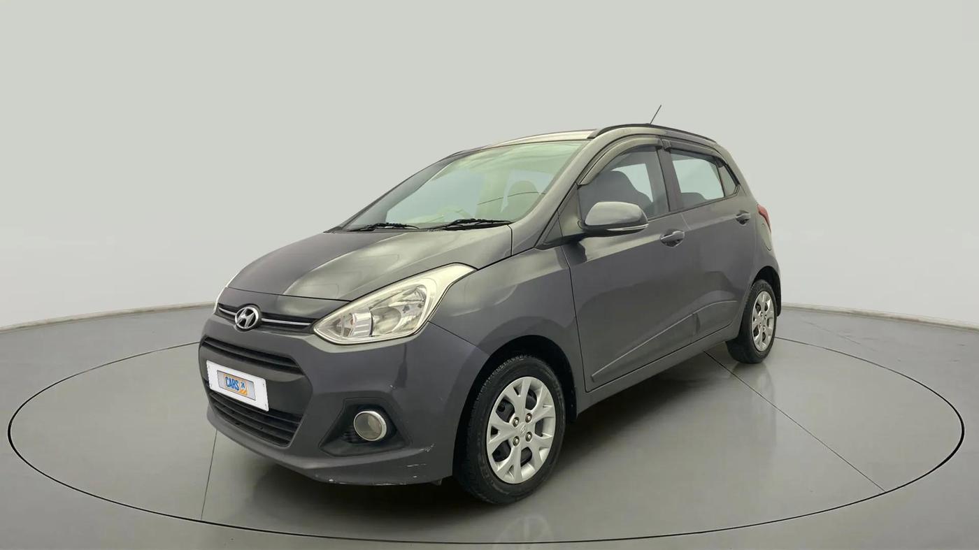 2016 Hyundai Grand i10 SPORTZ 1.2 KAPPA VTVT, Petrol, Manual, 63,071 km, Left Front Diagonal