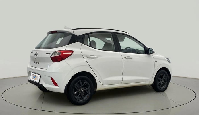 2021 Hyundai GRAND I10 NIOS SPORTZ AMT 1.2 KAPPA VTVT, Petrol, Automatic, 24,649 km, Right Back Diagonal