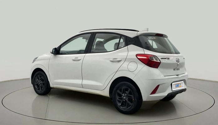 2021 Hyundai GRAND I10 NIOS SPORTZ AMT 1.2 KAPPA VTVT, Petrol, Automatic, 24,649 km, Left Back Diagonal