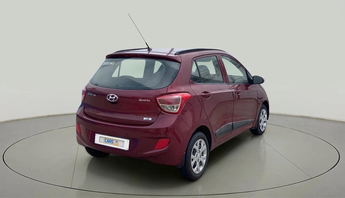 2015 Hyundai Grand i10 SPORTZ 1.2 KAPPA VTVT, Petrol, Manual, 79,164 km, Right Back Diagonal