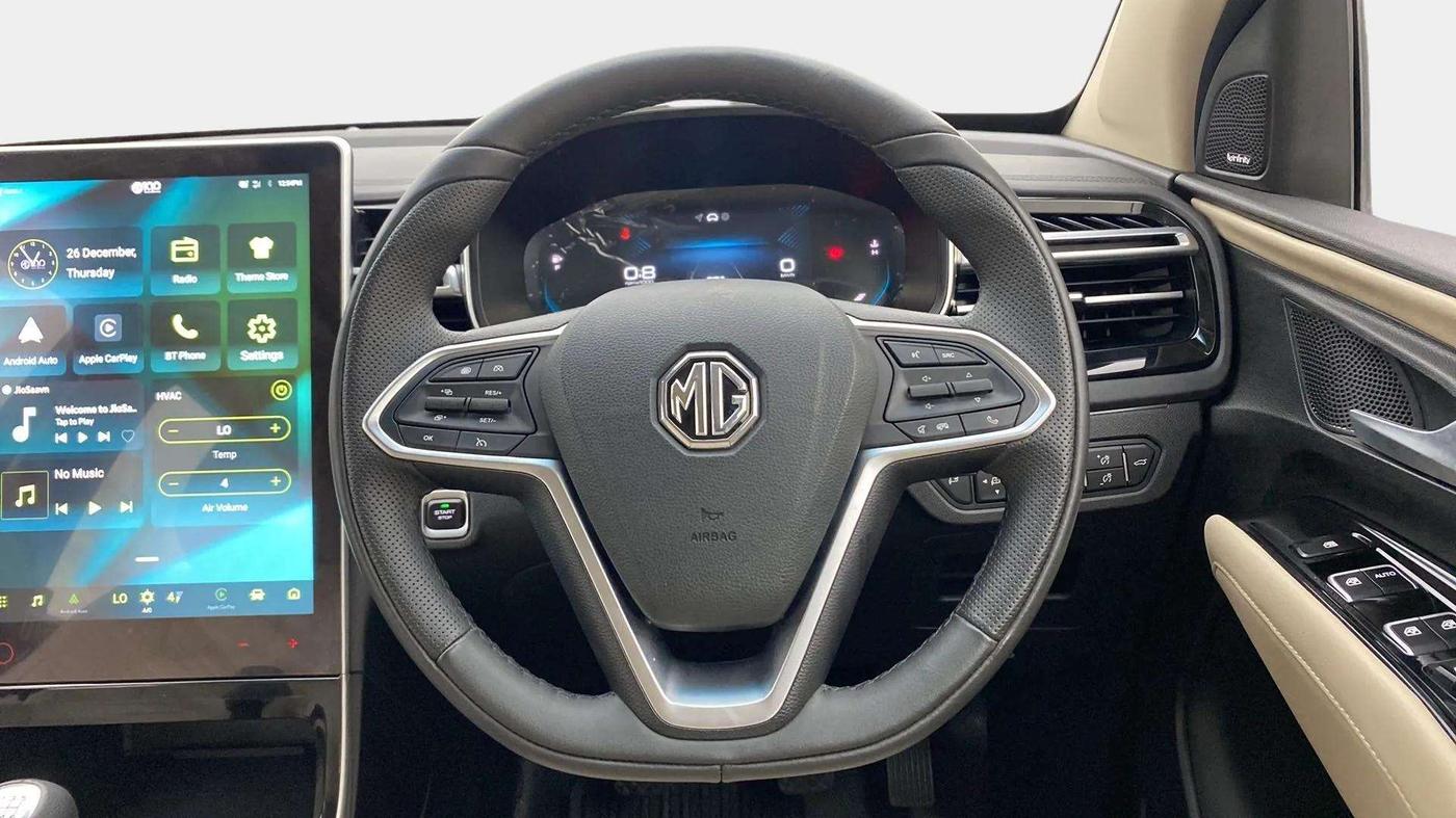 2023 MG HECTOR SHARP PRO 1.5 TURBO MT PETROL, Petrol, Manual, 14,571 km, Steering Wheel Close Up