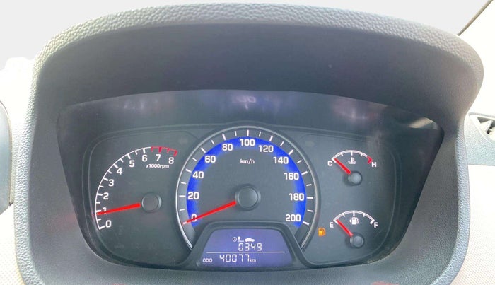 2018 Hyundai Xcent E+, Petrol, Manual, 40,088 km, Odometer Image