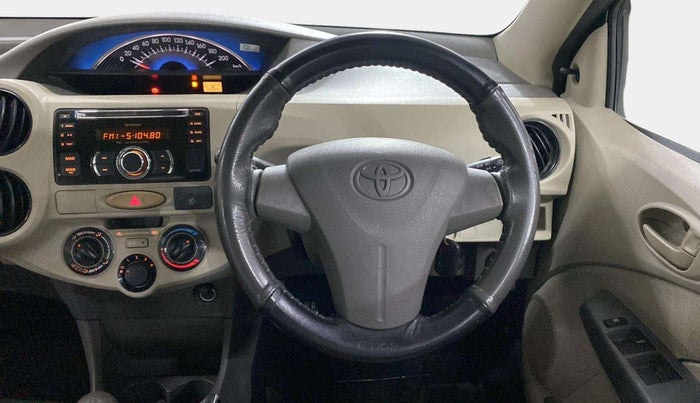 2014 Toyota Etios Liva G, Petrol, Manual, 26,200 km, Steering Wheel Close Up