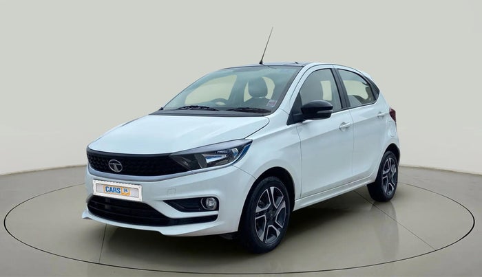 2021 Tata Tiago XZA PLUS DUAL TONE PETROL, Petrol, Automatic, 23,551 km, Left Front Diagonal