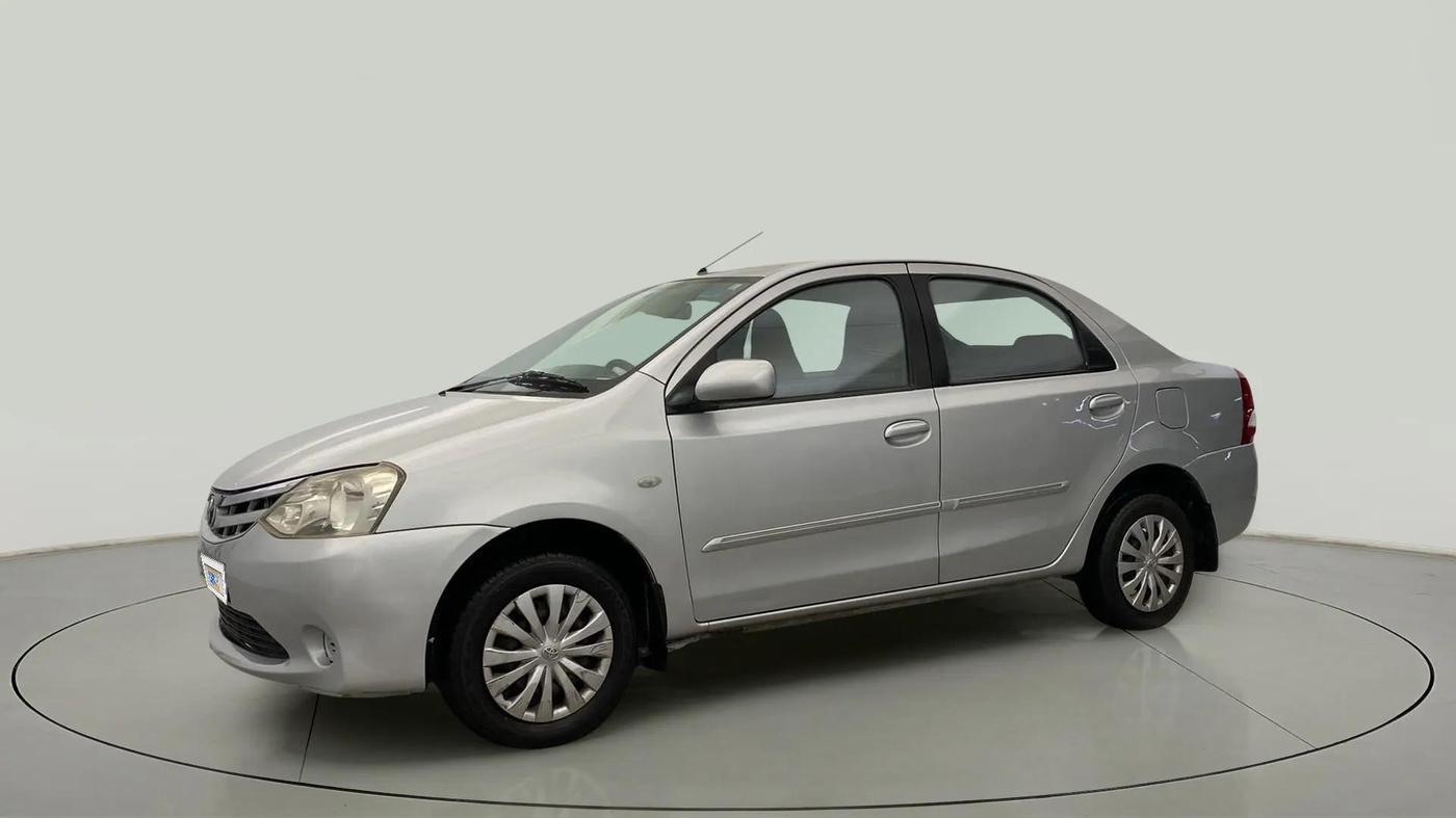 2013 Toyota Etios G, Petrol, Manual, 76,306 km, Left Front Diagonal