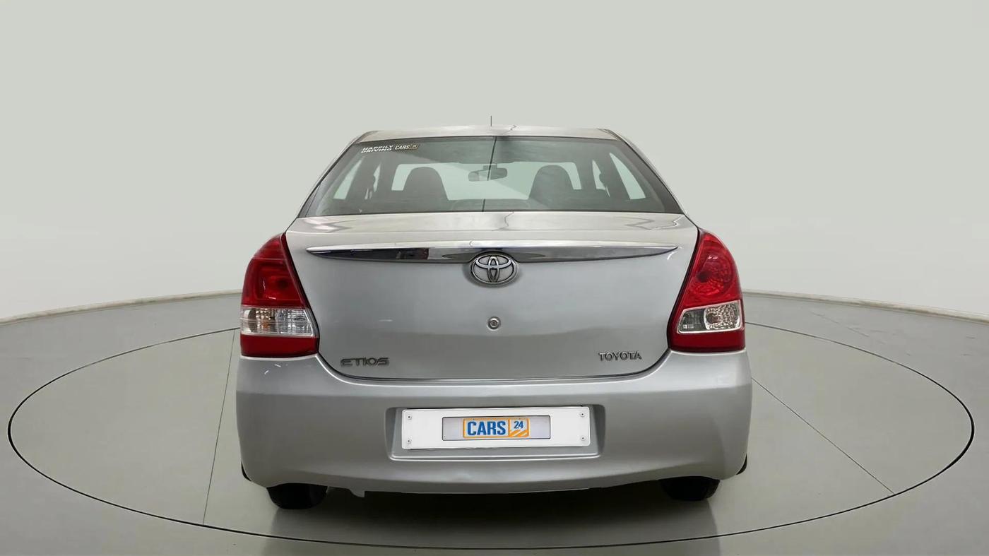 2013 Toyota Etios G, Petrol, Manual, 76,306 km, Back/Rear