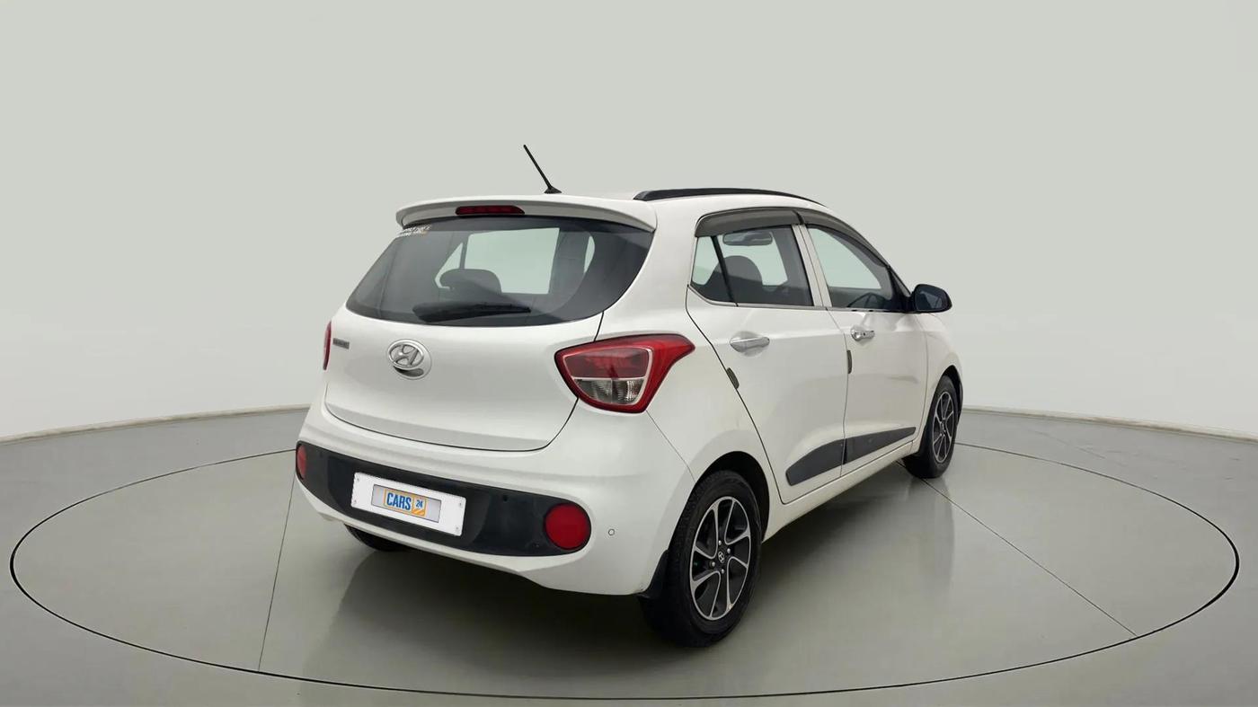 2018 Hyundai Grand i10 ASTA 1.2 KAPPA VTVT, CNG, Manual, 63,243 km, Right Back Diagonal