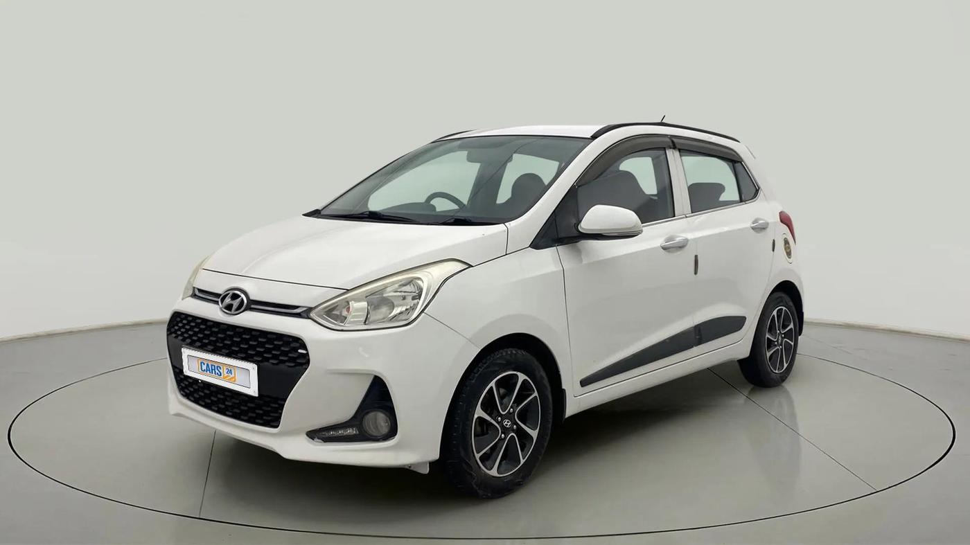 2018 Hyundai Grand i10 ASTA 1.2 KAPPA VTVT, CNG, Manual, 63,243 km, Left Front Diagonal