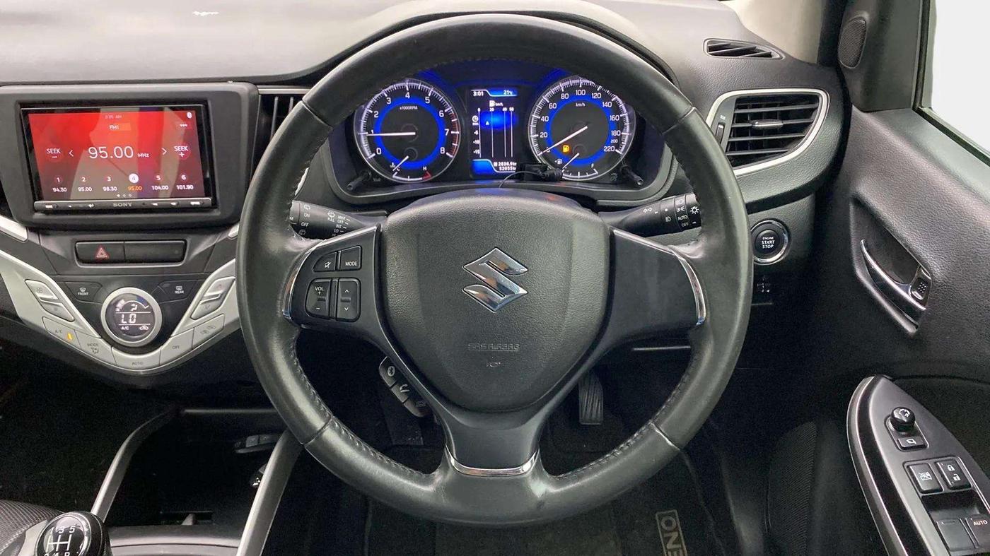 2018 Maruti Baleno ZETA PETROL 1.2, Petrol, Manual, 52,045 km, Steering Wheel Close Up