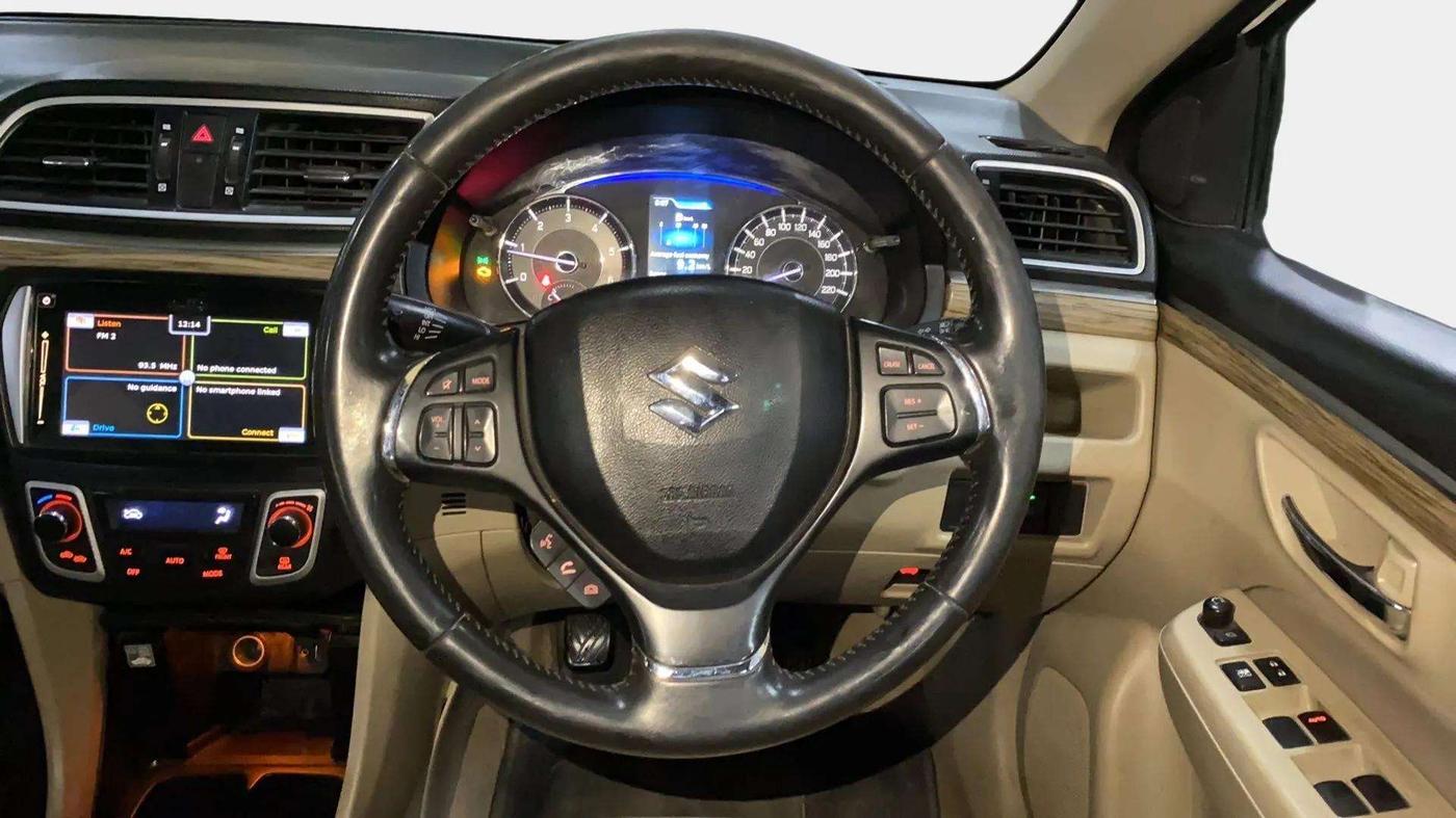 2019 Maruti Ciaz ALPHA DIESEL 1.5, Diesel, Manual, 79,822 km, Steering Wheel Close Up