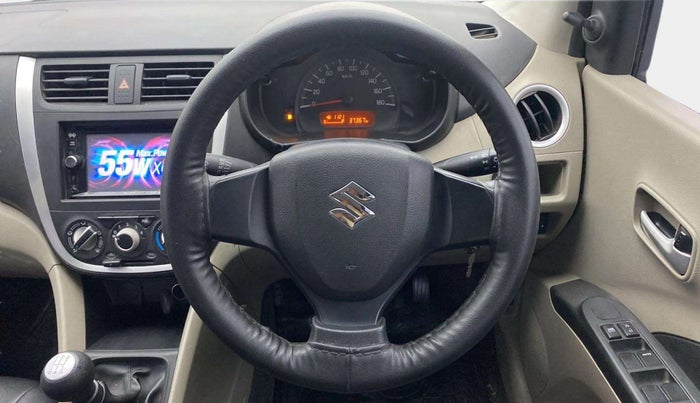 2015 Maruti Celerio VXI, Petrol, Manual, 37,322 km, Steering Wheel Close Up