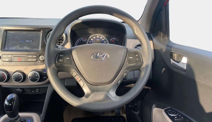 2019 Hyundai Grand i10 SPORTZ AT 1.2 KAPPA VTVT, Petrol, Automatic, 74,446 km, Steering Wheel Close Up