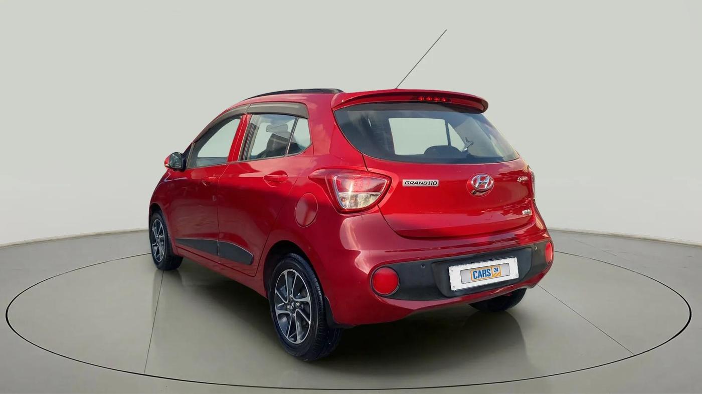 2019 Hyundai Grand i10 SPORTZ AT 1.2 KAPPA VTVT, Petrol, Automatic, 74,502 km, Left Back Diagonal