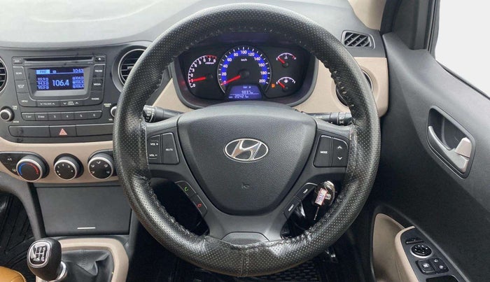 2015 Hyundai Xcent S 1.2, Petrol, Manual, 20,401 km, Steering Wheel Close Up