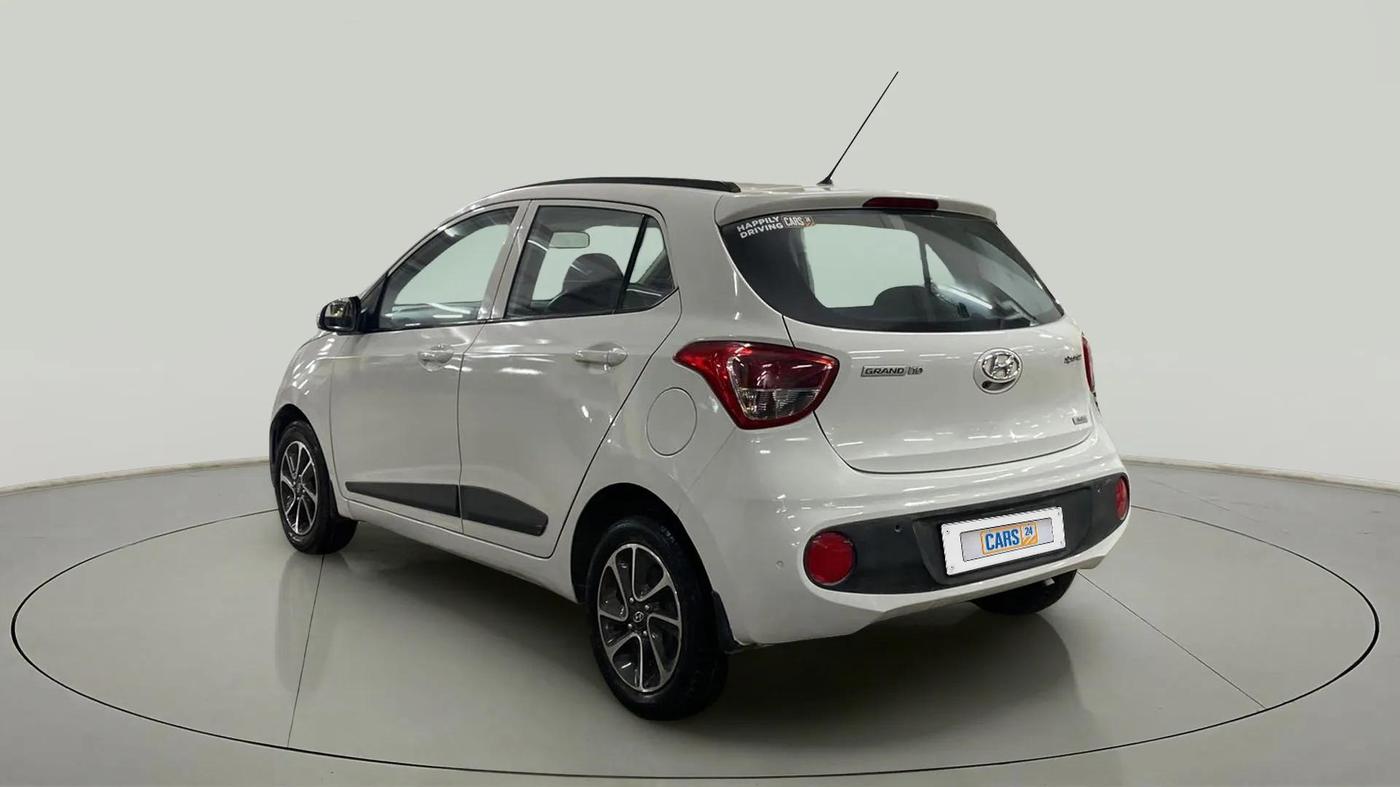 2018 Hyundai Grand i10 SPORTZ (O) AT 1.2 KAPPA VTVT, Petrol, Automatic, 37,720 km, Left Back Diagonal