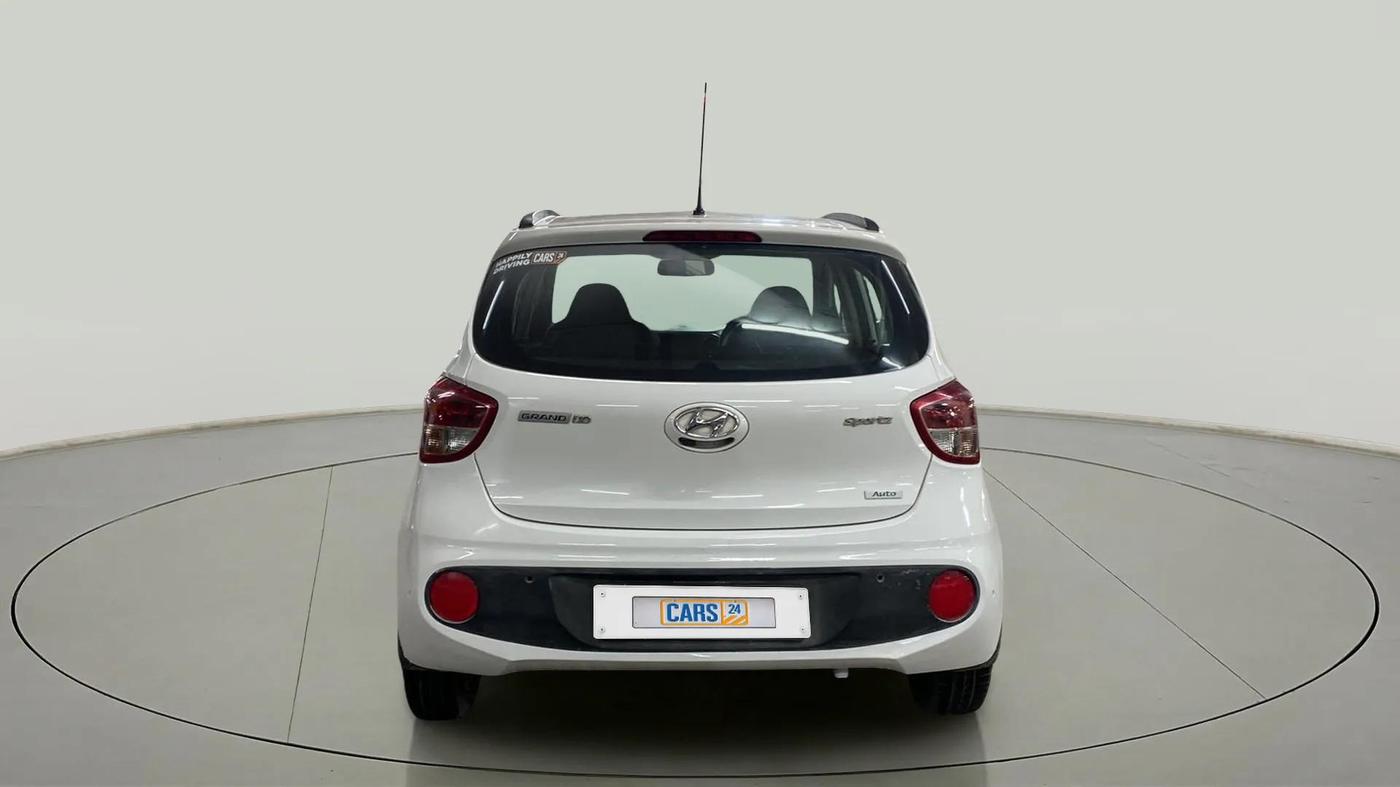 2018 Hyundai Grand i10 SPORTZ (O) AT 1.2 KAPPA VTVT, Petrol, Automatic, 37,720 km, Back/Rear