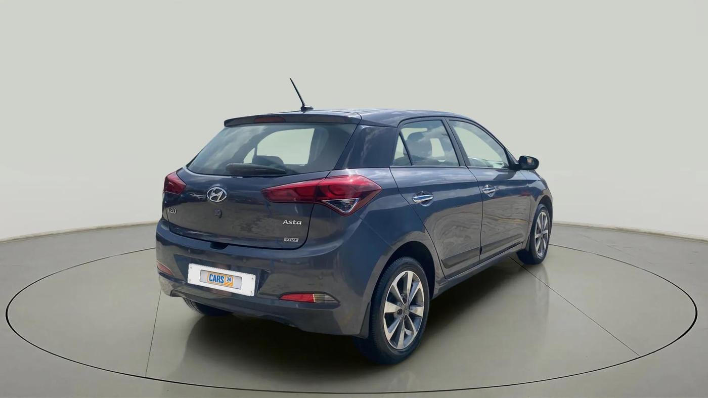 2015 Hyundai Elite i20 ASTA 1.2 (O), Petrol, Manual, 42,592 km, Right Back Diagonal