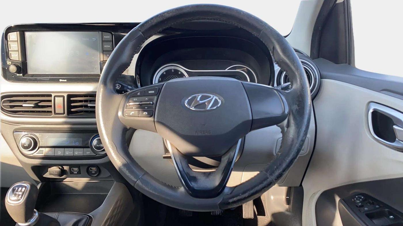 2019 Hyundai GRAND I10 NIOS ASTA 1.2 KAPPA VTVT, Petrol, Manual, 27,197 km, Steering Wheel Close Up